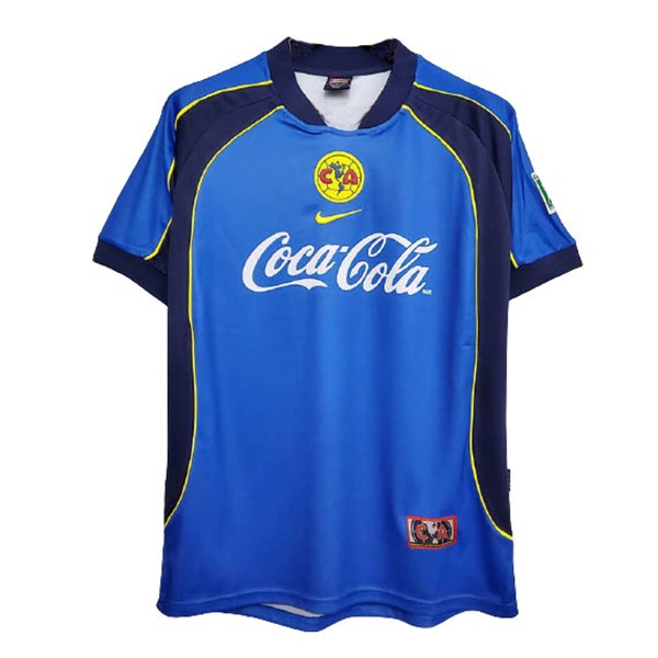 Maillot Football América Exterieur Retro 2001 2002 Bleu